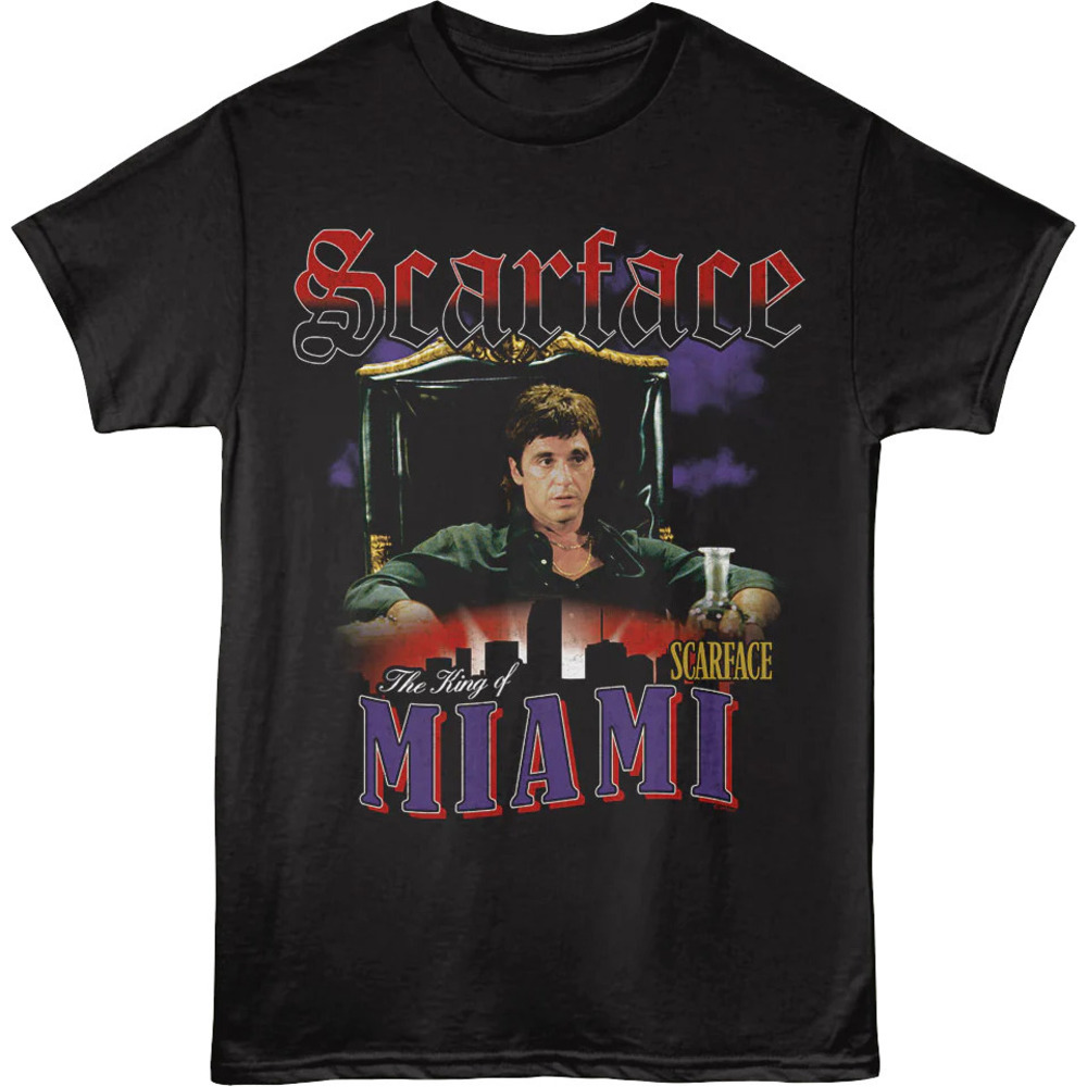The King Of Miami Scarface Tshirt